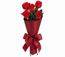 Букет 5 Красных роз Эдлесс Лав в Посёлок Центральной усадьбы совхоза Озёры