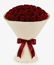 Букет 101 Бордовая роза Блэк Бакарра в Посёлок Центральной усадьбы совхоза Озёры