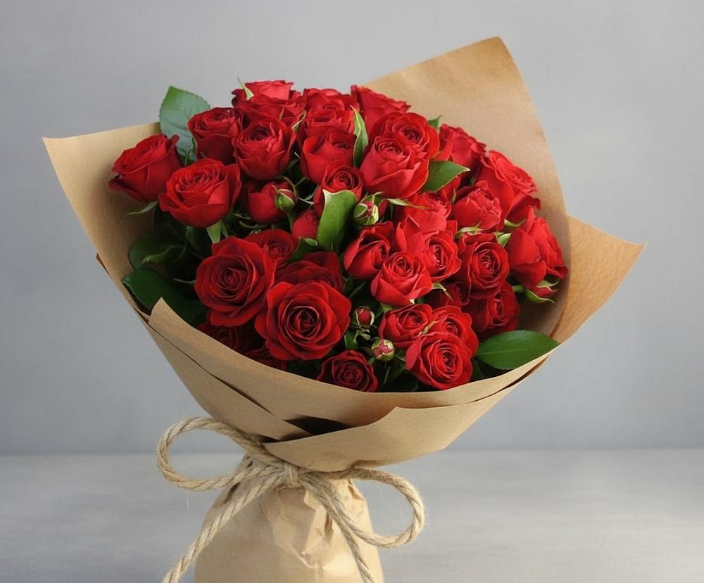 Букет Любовный роман в Посёлок Центральной усадьбы совхоза Озёры