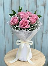 Букет цветов из:  Розы #REPLACE_PRED# Посёлок Центральной усадьбы совхоза Озёры