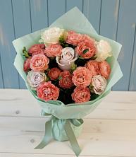 Букет цветов из:  Розы в Посёлок Центральной усадьбы совхоза Озёры