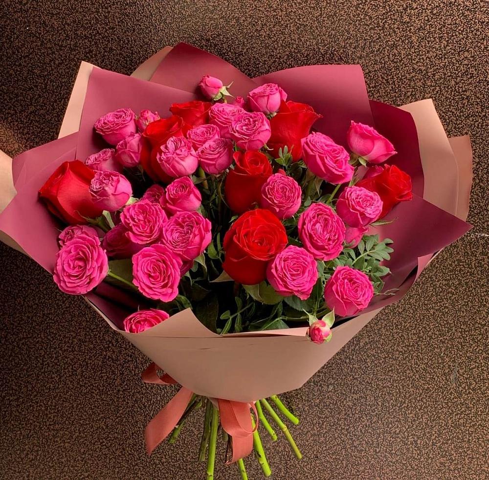 Букет В объятьях нежности в Посёлок Центральной усадьбы совхоза Озёры