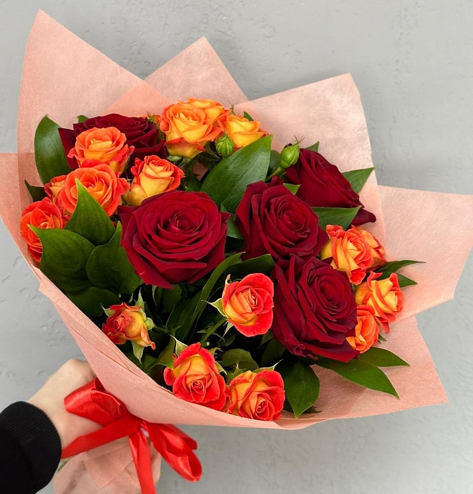 Букет Любовь и восторг в Посёлок Центральной усадьбы совхоза Озёры