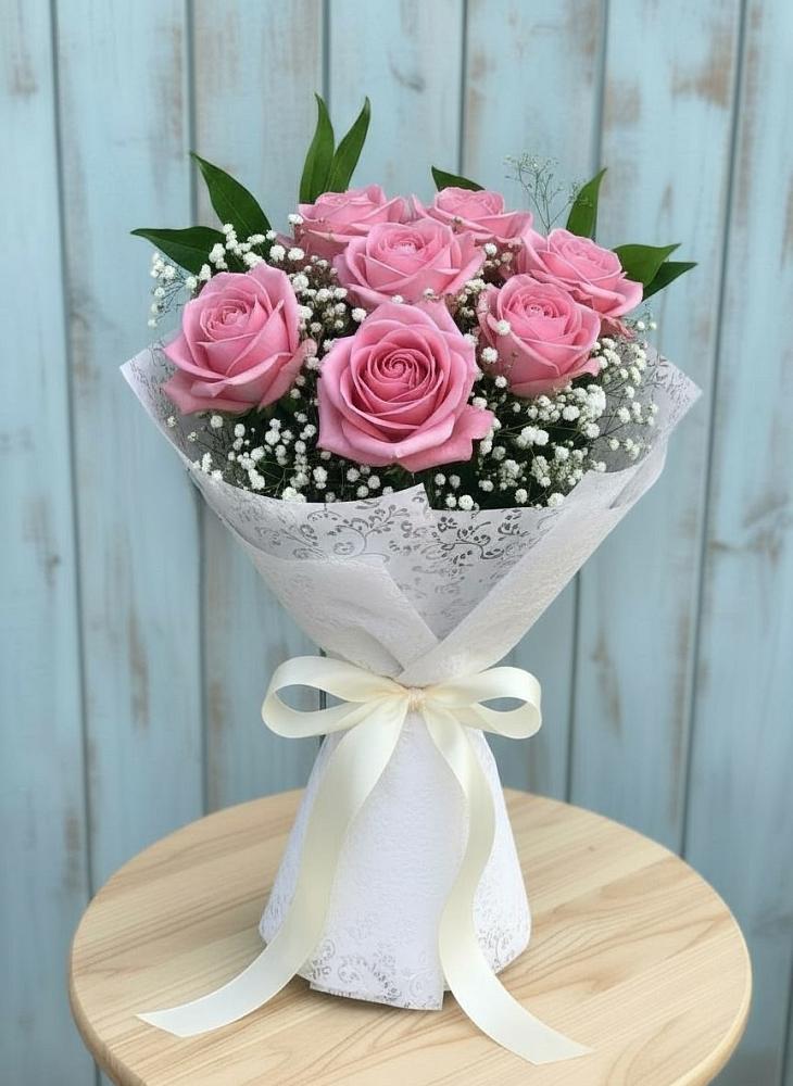 Букет цветов из: Розы в Посёлок Центральной усадьбы совхоза Озёры