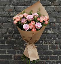 Букет цветов из:  Розы в Посёлок Центральной усадьбы совхоза Озёры