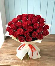 Букет 29 Красных роз в Посёлок Центральной усадьбы совхоза Озёры