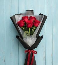 Букет цветов из:  Розы в Посёлок Центральной усадьбы совхоза Озёры