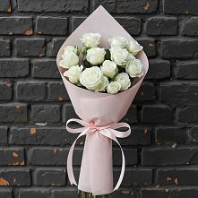 Букет цветов из:  Розы #REPLACE_PRED# Посёлок Центральной усадьбы совхоза Озёры