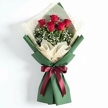 Букет цветов из:  Розы в Посёлок Центральной усадьбы совхоза Озёры