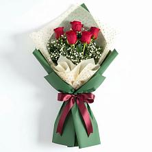 Букет цветов из:  Розы в Посёлок Центральной усадьбы совхоза Озёры