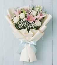 Букет цветов из:  Лилии в Посёлок Центральной усадьбы совхоза Озёры