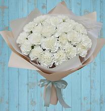 Букет цветов из:  Гвоздики в Посёлок Центральной усадьбы совхоза Озёры