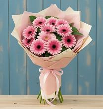 Букет цветов из:  Герберы в Посёлок Центральной усадьбы совхоза Озёры