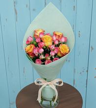 Букет цветов из:  Розы #REPLACE_PRED# Посёлок Центральной усадьбы совхоза Озёры