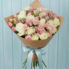 Букет цветов из:  Розы в Посёлок Центральной усадьбы совхоза Озёры